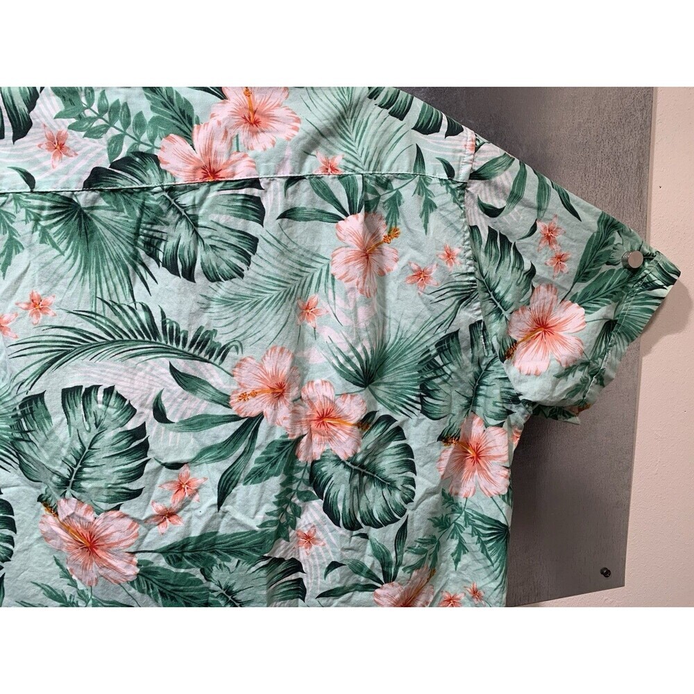 Hawaiian Hibiscus Beach Shirt Gentlemen’s Outfitters 100% Cotton Button Up M - Picture 13 of 14